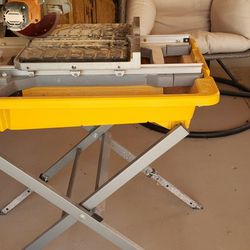 Rigid Tile Saw With Brand New Blade.