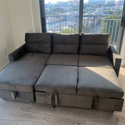 Reversible Sectional Sofa Bed Sleeper