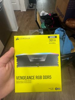 Corsair Vengeance RGB 32GB DDR5 6000MHz RAM (2x16GB)