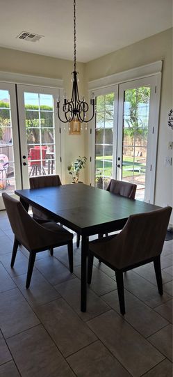 West Elm Dining room table and chairs