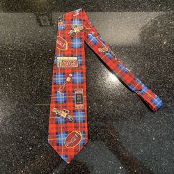 Vintage Coca-Cola Silk Tie Featuring School Trucks gFas Pumps, Logos