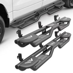 Three Raised Steps Running Boards For 09-18 Ram 1500&10-26 Ram 2(contact info removed) CrewCab