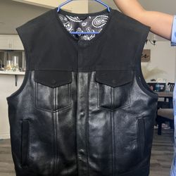 Leather Vest 