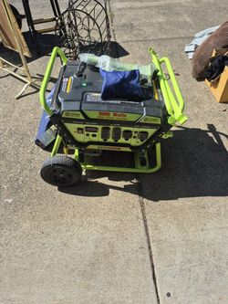 New And Never Used Generator 