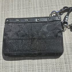 Authentic Coach Studded Wristlet 