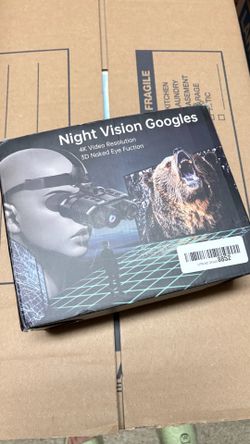 4K Night Vision Goggles with 3D Naked-Eye Viewing – Open Box Like New
