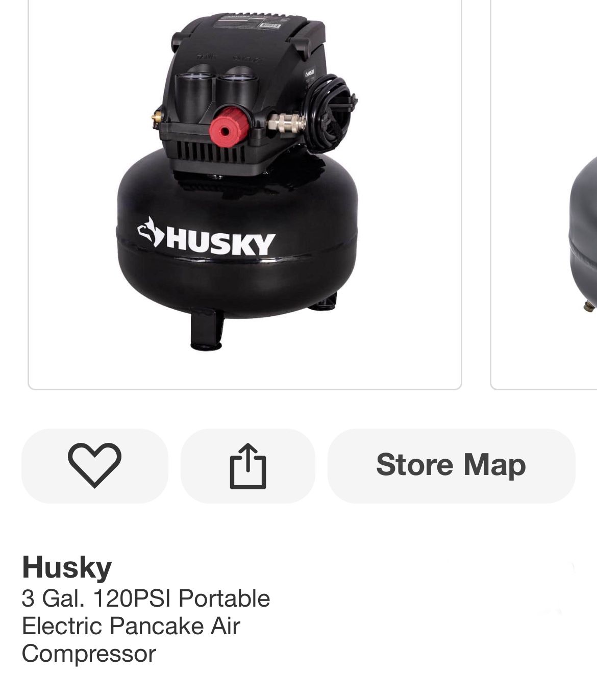 Husky 3 Gallon Compressor