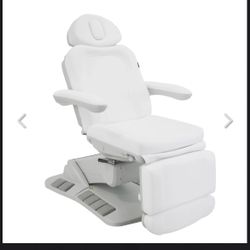White Electric Medical Treatment Chair / Table 