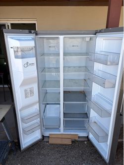 Stainless steel LG refrigerator