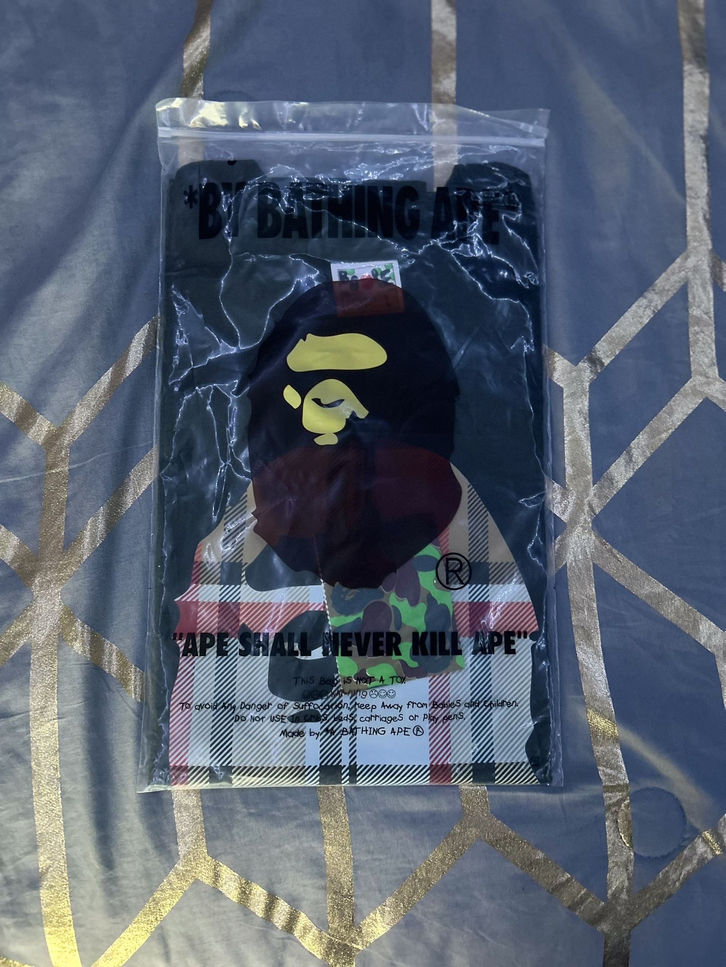 Bape X Burberry T-Shirt Size L