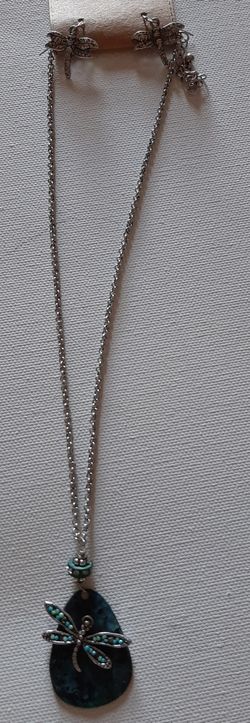 Necklace and earrings