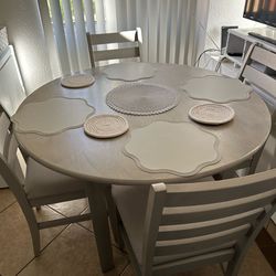 Table and 4 chairs
