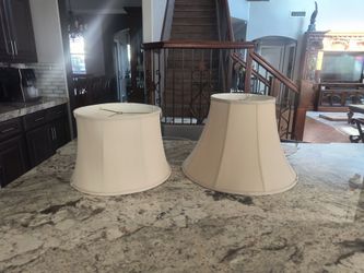 Lamp shades cream color