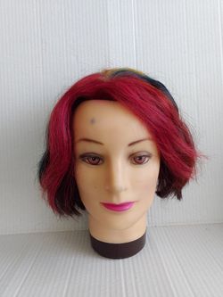 Cosmetology Used Training manikin Head Human Hair For Dying ,Styling, Cutting