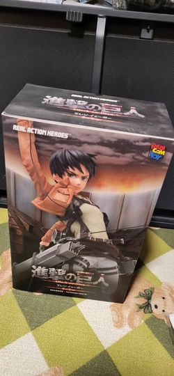 New! Medicom Toy Real Action Heroes Attack on Titan Eren Jaeger Figure