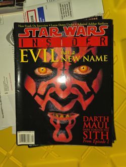 Star Wars Insider Magazine Issue #42 Darth Maul Cover - Vintage