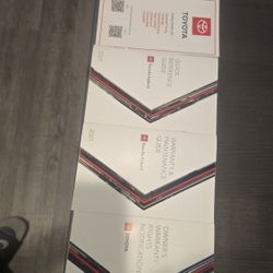Genuine 2021 Toyota Corolla Hybrid Owner’s Manual Set - Complete OEM