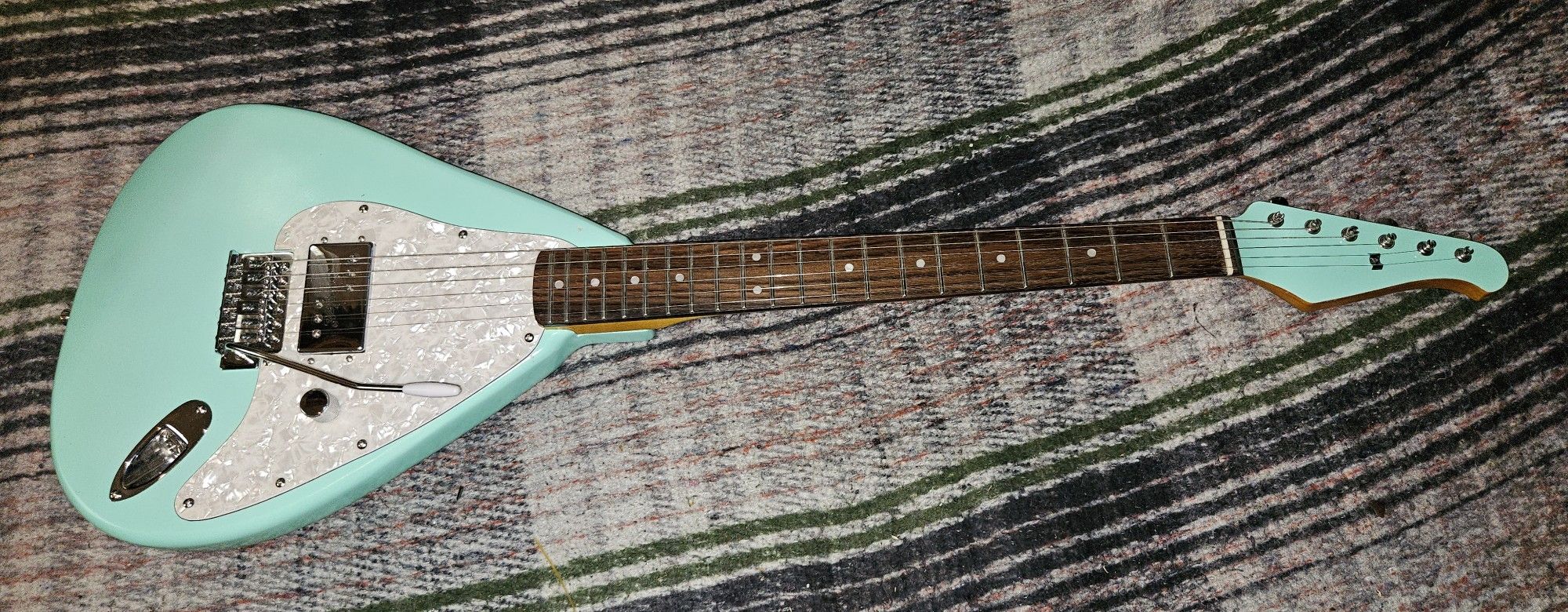 Partscaster Teardrop Style Guitar