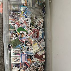 Tub Full Of Baseball Cards