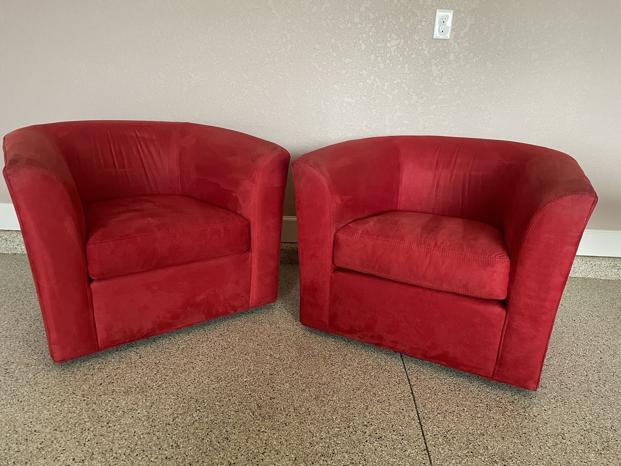 Two Barrel Chairs