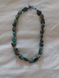 Turquoise Stone Beaded Necklace