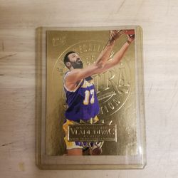1995-96 Vlade Divac Fleer Ultra Gold Medallion #88 Basketball Card Little Cress Upper Right Corner