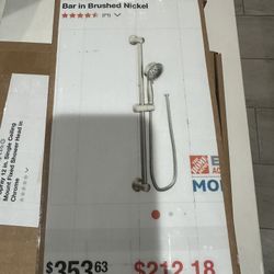 MOEN 4-Spray Eco-Performance Handheld Hand Shower with Slide Bar in Brushed Nickel