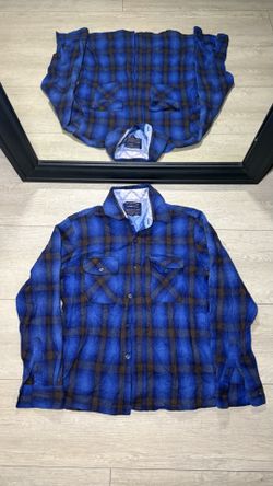 Vintage 1980s Woodland Single Thread Tailoring Flannel Button Down Shirt