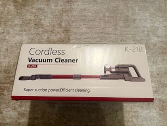 Cordless Stick Vacuum Cleaner 22.2V (K-21B) Adjustable Suction - New