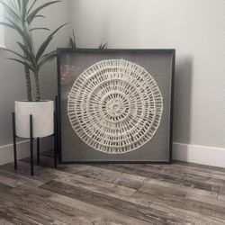 Framed abstract Paper wall art.                                    