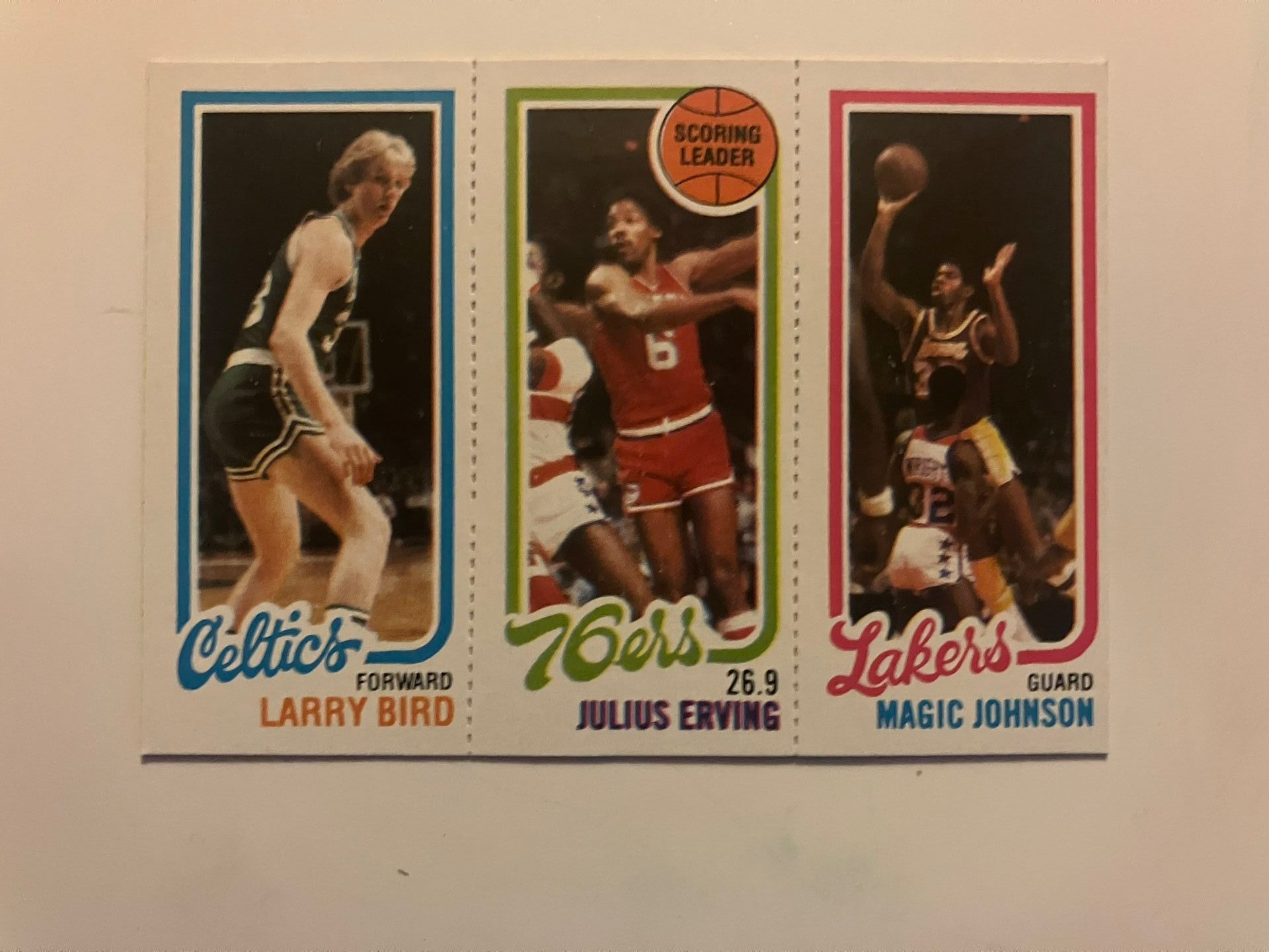 1980-81 Topps Magic Johnson/Larry Bird Rc
