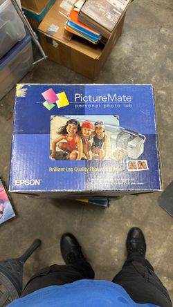 New In Box Unused Epson PictureMate 11C556001 Digital Photo Lab Inkjet Printer