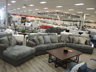 Oversized Chaise Lounge - Gray | Cuddler Chair | Accent Chair