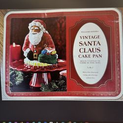 Williams-Sonoma Nordic Ware Vintage Santa Claus 3D Cake Pan – Christmas Holiday Baking Mold