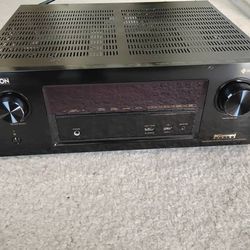 Denon AVR-X3400H AV Wifi Bluetooth Amplifier Stereo-for parts or repair,turns on ,can play music but has issues. Denon tech said it might be the HDMI