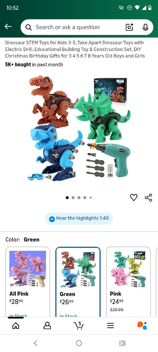 Dinosaurs Toy