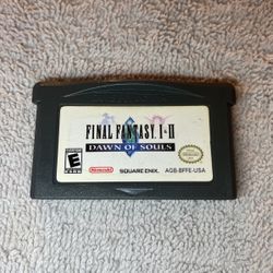 Final Fantasy I & II Dawn Of Souls Gameboy Advance 
