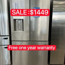 Frigidaire 28 Cu. Ft. Standard Depth French Door Refrigerator - Open Box - One Year Warranty 