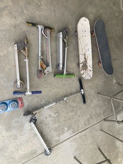 Skateboards and scooters razor