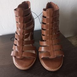 Torrid Womens Side Zipped Caged Heel Shoes Size 9 New With Tags