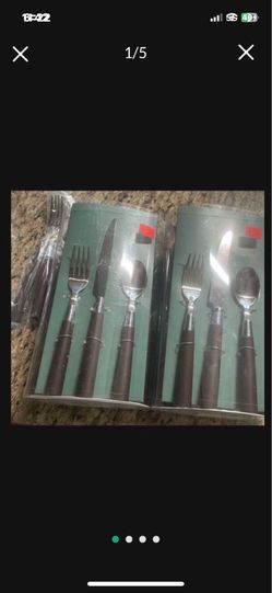 Silverware Utensil Set normally $25 each + tax  on sale they were $17,50 + tax