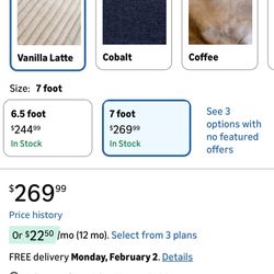 7 Ft Big Joe Bean Bag