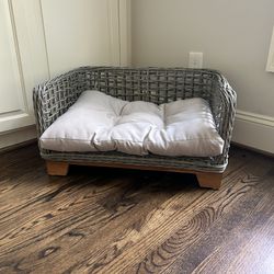 Adorable Wicker Dog Bed
