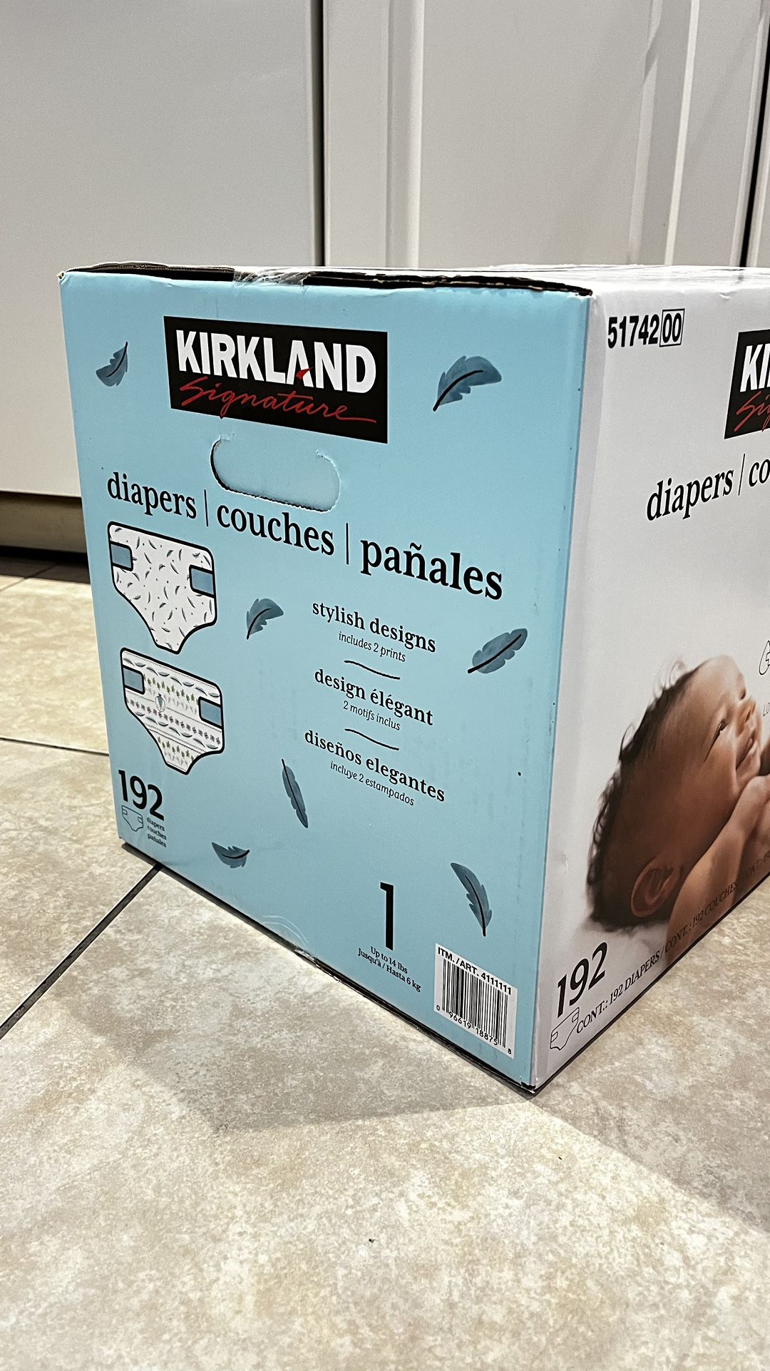 Kirkland Signature Diapers Sizes 36 Costco