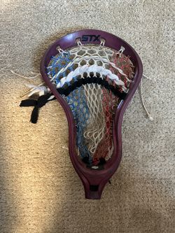 Custom Dyed/Strung STX Lacrosse Head