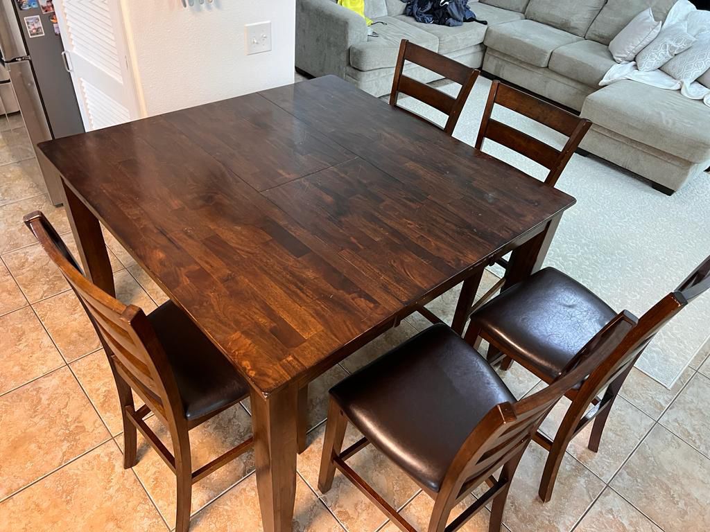 Dining Table, Kitchen Table Solid Wood