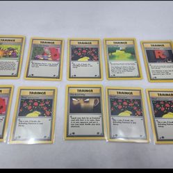 Pokemon Cards 1st Edition Trainer Lot