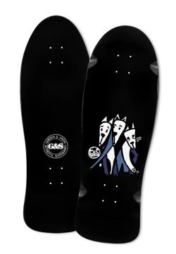 G&S Neil Blender 3 Dogs Old School Vintage Classic Reissue skateboard deck-10.0" × 31.0" Shaped Deck -Brand New.