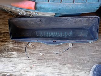 66 Chevy Nova instrument panel