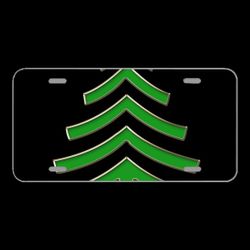 License Plate Novelty Car Front Christmas Tree Christmas
